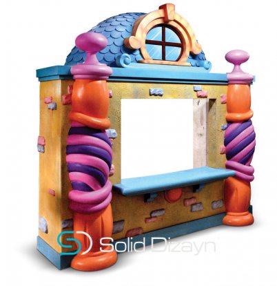 FİBERGLAS FANTASTİK EV MAKETİ